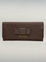 【中古】MIU MIU◆長財布/--/PNK/無地/レディース/SMH109【服飾雑貨他】