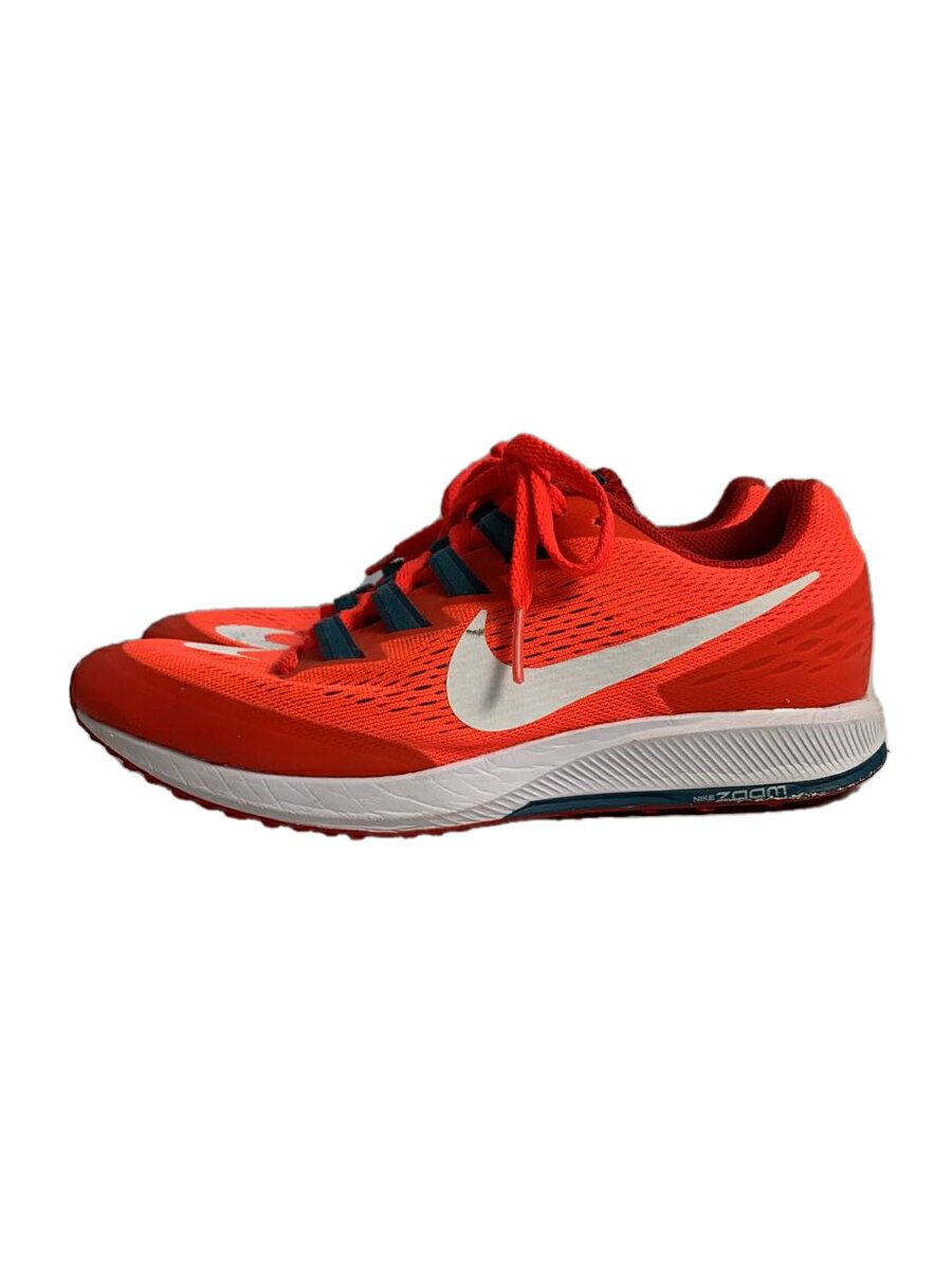 【中古】NIKE◆AIR ZOOM SPEED RIVAL 6/エアズームスピードライバル6/レッド/880553-601/23【シューズ】