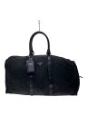 【中古】PRADA◆ボストンバッグ/--/BLK【バッグ】