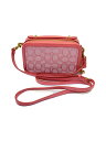 【中古】COACH◆アリー/ショルダーバッグ/キャンバス/PNK/C3937【バッグ】(4)