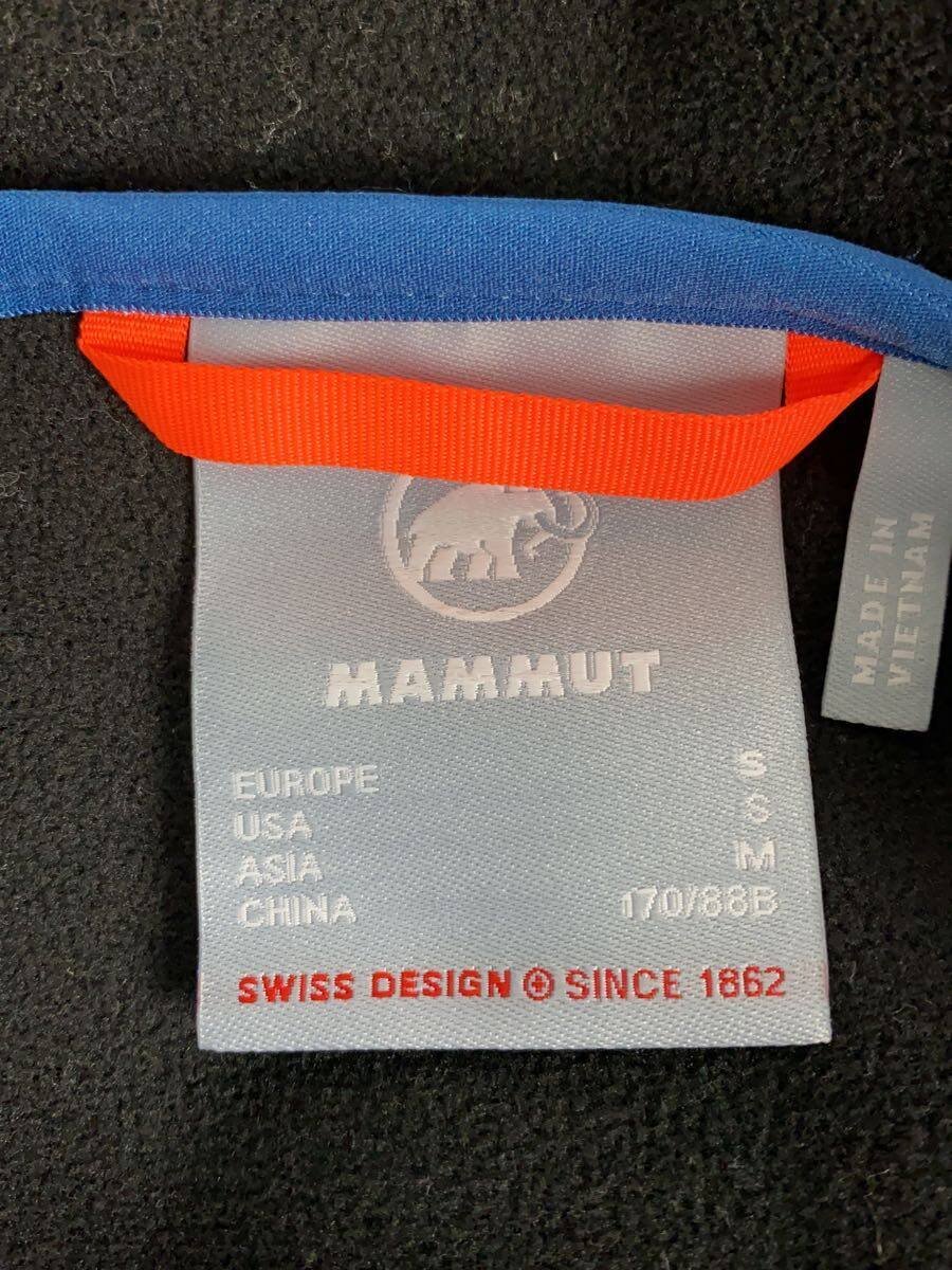 【中古】MAMMUT◆マウンテンパーカ/M/ポリエステル/ブルー/1011-01970【メンズウェア】