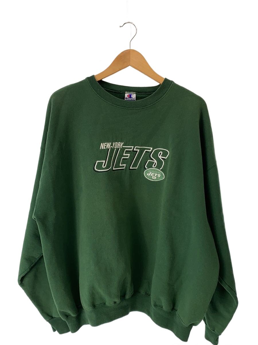 【中古】Champion◆スウェット/XXL/コットン/GRN/無地//【メンズウェア】