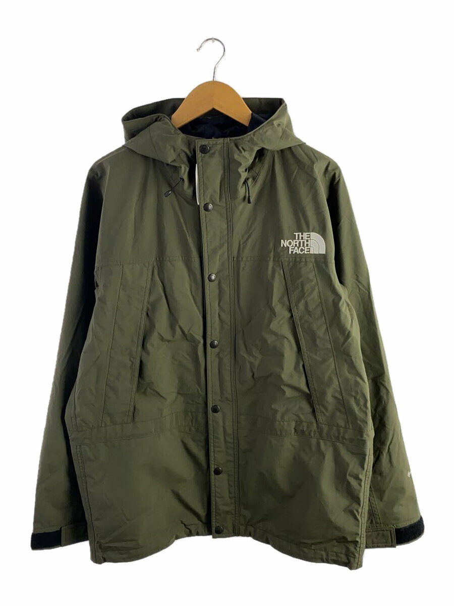 【中古】THE NORTH FACE◆ノースフェイス/Mountain Light Jacket/XL/ナイロン/KHK/無地/NP11834【メンズウェア】