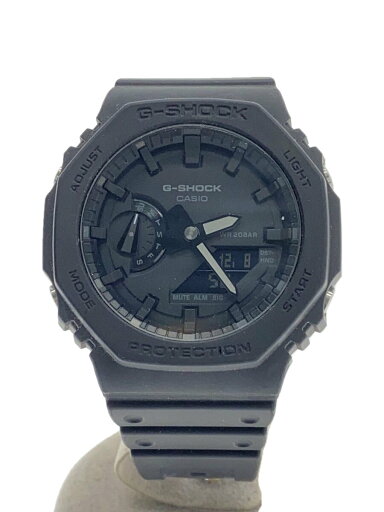 【中古】CASIO◆クォーツ腕時計/デジアナ/ラバー/BLK/BLK/GA-2100【服飾雑貨他】 【中古】CASIO◆クォーツ腕時計/デジアナ/ラバー/BLK/BLK/GA-2100【服飾雑貨他】