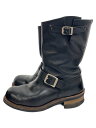 【中古】WH◆エンジニアブーツ/US7/BLK/DH0301【シューズ】