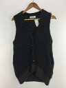 【中古】MACHATT◆ウールベスト/カーディガン/ウール/ブラウン/茶色/【レディースウェア】