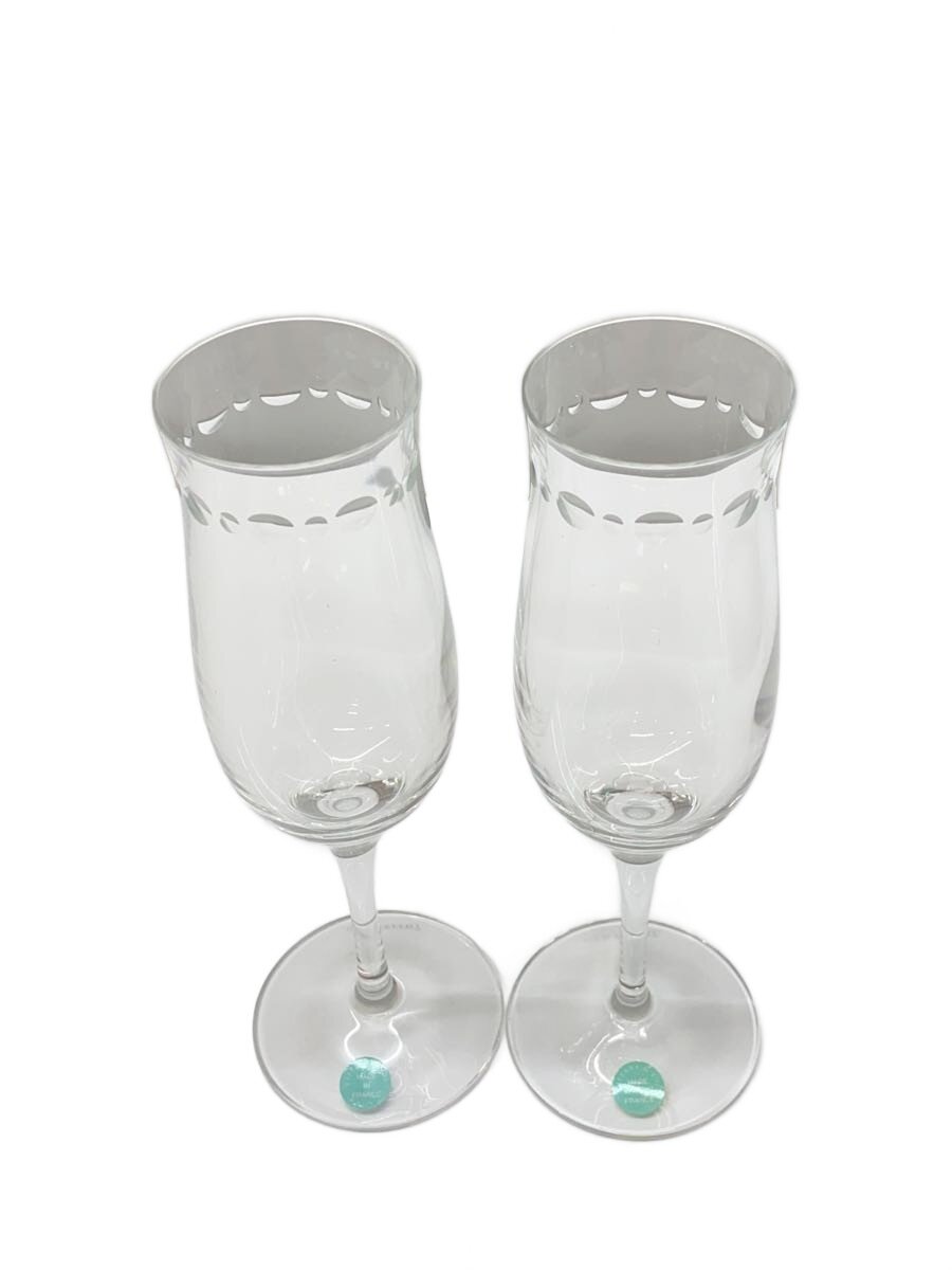 【中古】TIFFANY&Co.◆シャンパングラス/2点セット/CLR【キッチン用品】