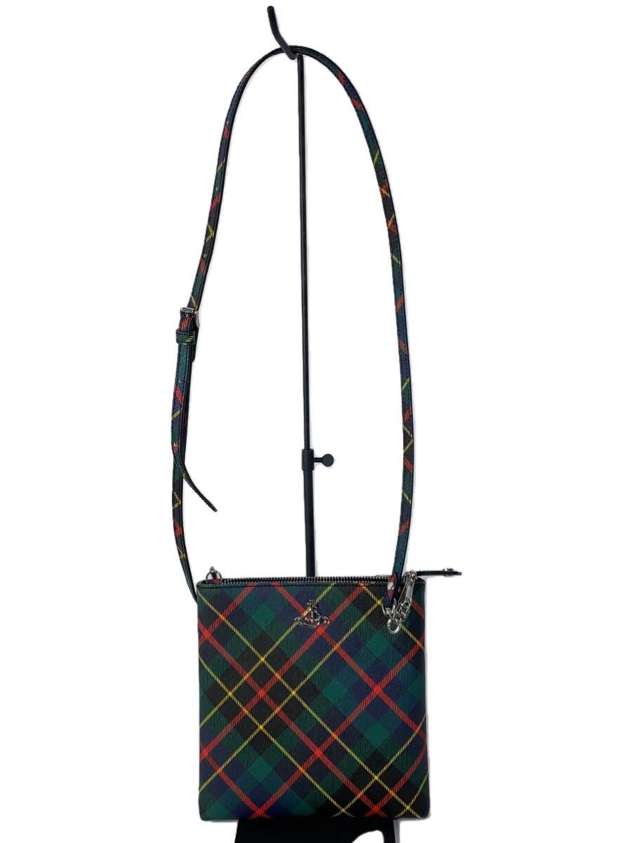 Other - 【中古】Vivienne Westwood◆ショルダーバッグ/レザー/マルチカラー/チェック/51160005HT【バッグ】