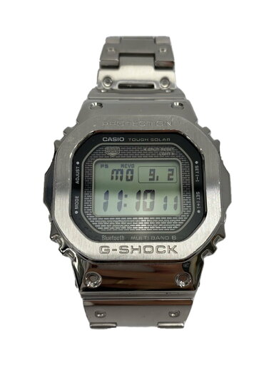【中古】CASIO◆ソーラー腕時計・G-SHOCK/デジタル/ステンレス/SLV/SLV/SS【服飾雑貨他】 【中古】CASIO◆ソーラー腕時計・G-SHOCK/デジタル/ステンレス/SLV/SLV/SS【服飾雑貨他】
