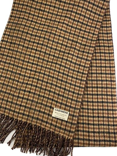 【中古】BEAUTY&YOUTH UNITED ARROWS◆カシミヤリバーシブルマフラー/カシミア/BRW/チェック/メンズ/1436-699-1894【服飾雑貨他】 【中古】BEAUTY&YOUTH UNITED ARROWS◆カシミヤリバーシブルマフラー/カシミア/BRW/チェック/メンズ/1436-699-1894【服飾雑貨他】