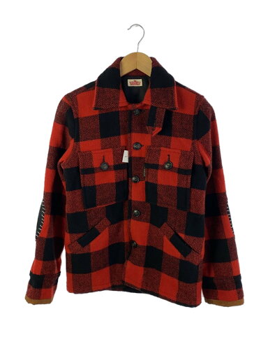 【中古】HOLLYWOOD RANCH MARKET◆ジャケット/1/ウール/RED/チェック/700023-080【メンズウェア】 【中古】HOLLYWOOD RANCH MARKET◆ジャケット/1/ウール/RED/チェック/700023-080【メンズウェア】