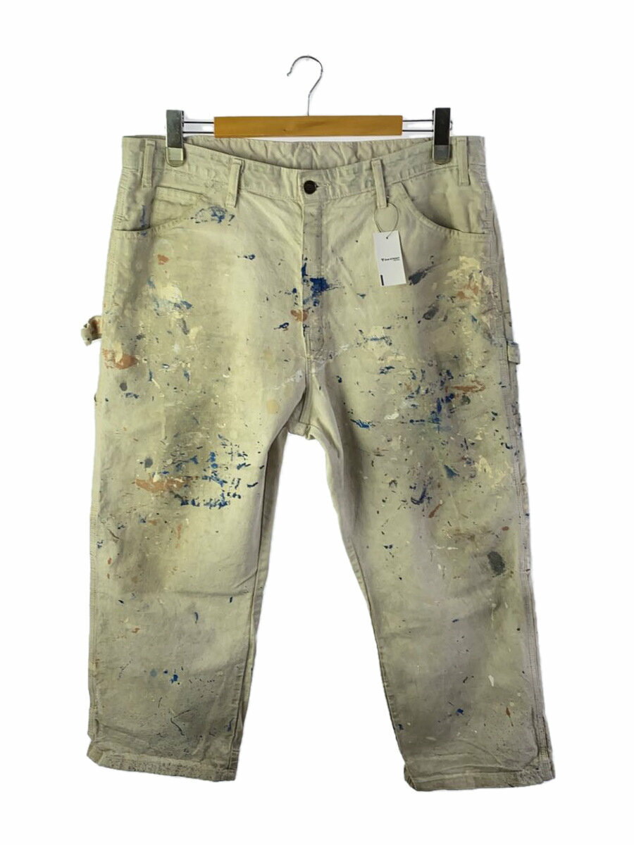 【中古】DICKIES◆ペインターパンツ/38/コットン/CRM/無地/W941ZA3【メンズウェア】