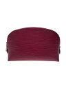 【中古】LOUIS VUITTON◆ポシェット・コスメティック_エピ_RED/レザー/RED【バッグ】