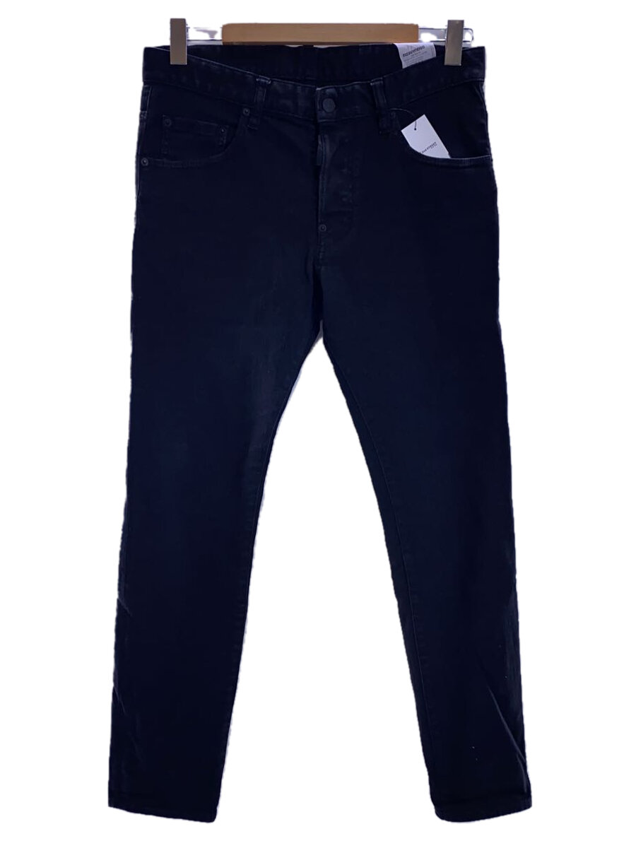 【中古】DSQUARED2◆ボトム/48/コットン/BLK/無地/S74LB0617【メンズウェア】