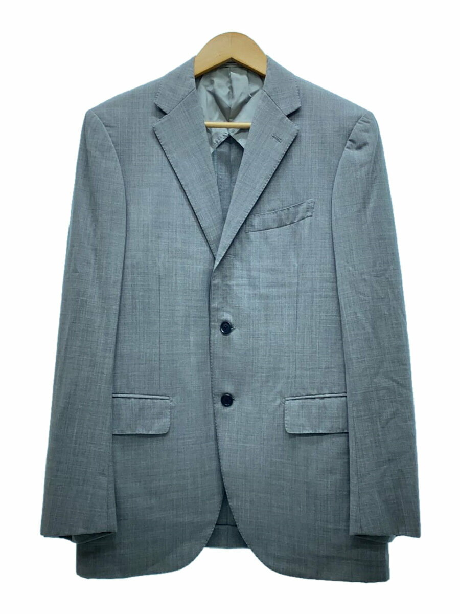 【中古】BEAMS◆スーツ/セットアップ/--/ウール/GRY/肩パッド【メンズウェア】