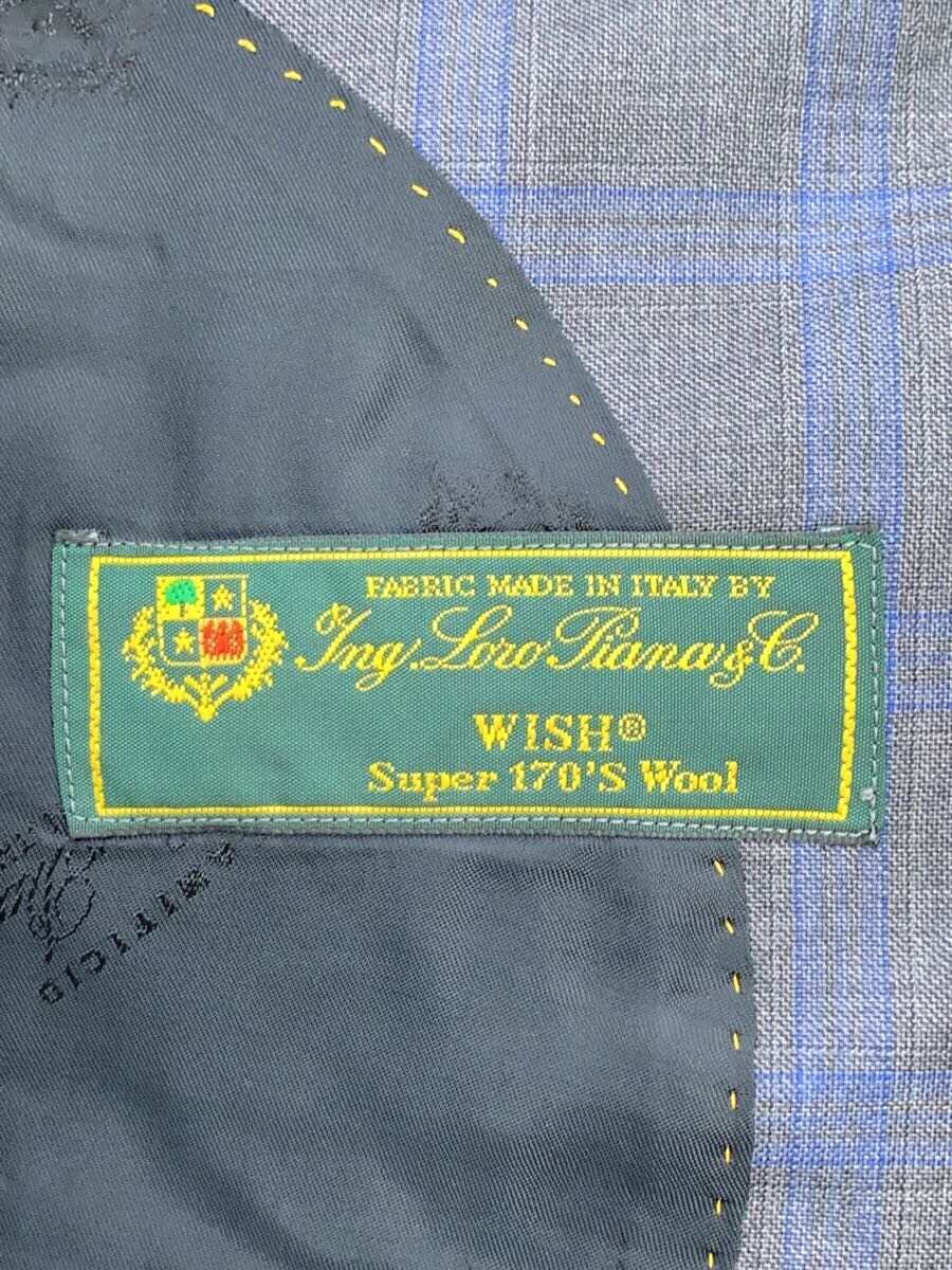 【中古】Loro Piana◆3Pスーツ/WISH_Super 170s Wool/ウール/GRY/チェック【メンズウェア】