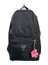 【中古】marimekko◆リュック/--/BLK/無地//【バッグ】