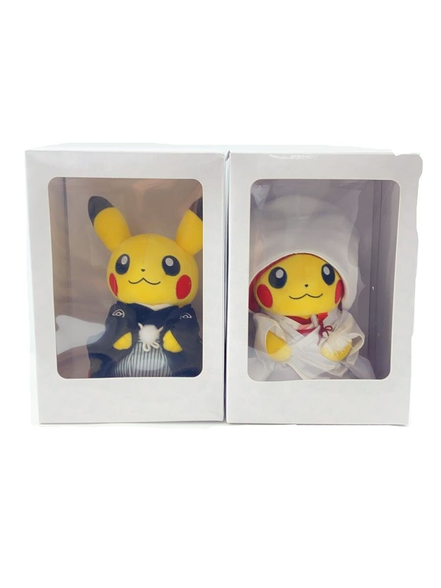【中古】Pokemon◆ポケモンセンター限定/ピカチュウ2体/和装/ウェディング【ホビー】