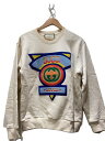 【中古】GUCCI◆18FW/スウェット/XS/コットン/CRM/総柄/469250-X923B【メンズウェア】