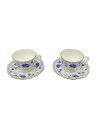 【中古】NARUMI◆カップ&ソーサー/ペア/2点セット/200cc【キッチン用品】