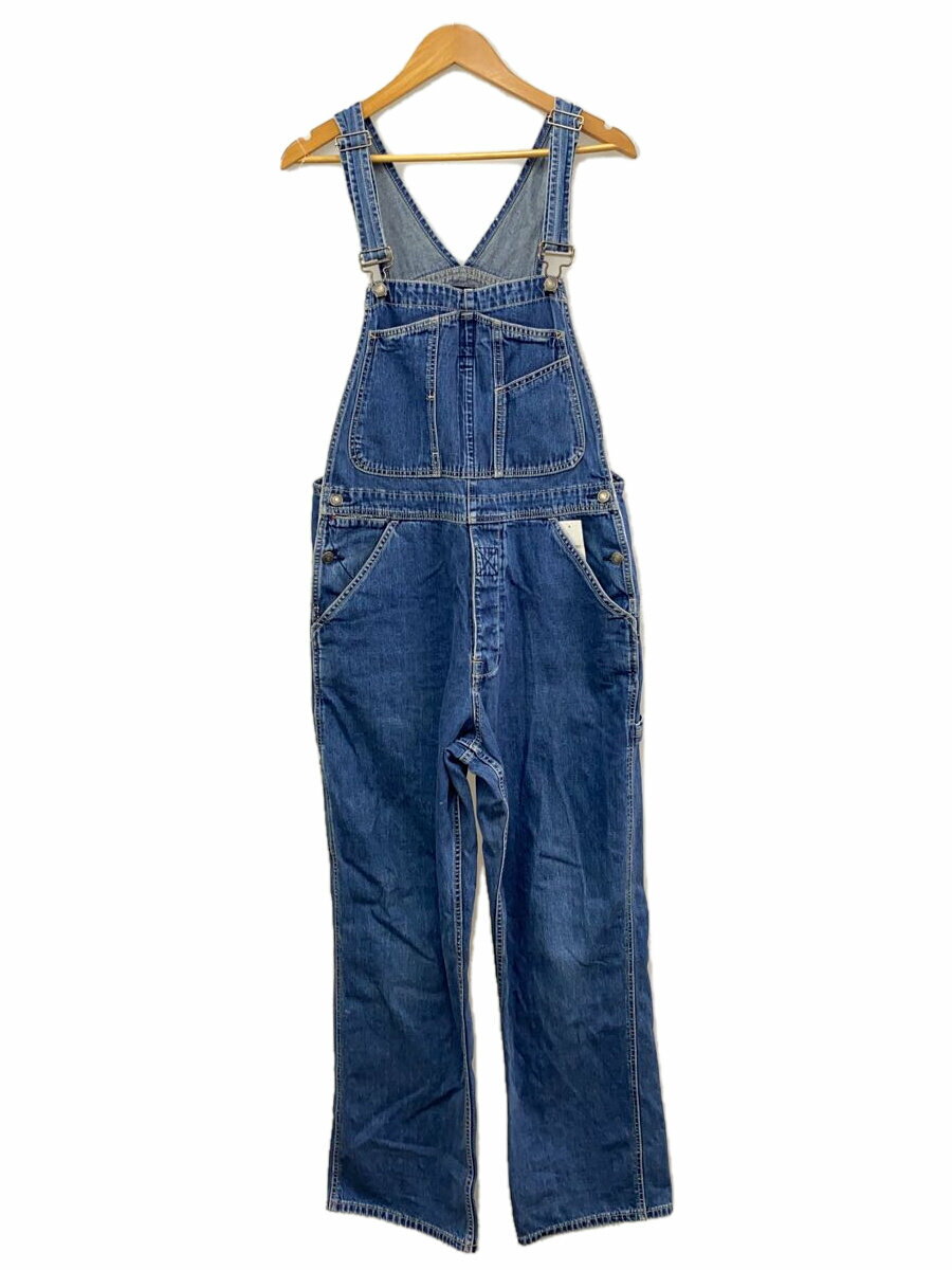 【中古】GAP◆90s/99年製/オーバーオール/S/デニム/IDG/無地/OLDGAP/大文字GAP【メンズウェア】