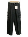 【中古】Spick&Span◆ウォッシャブルツイルカーゴパンツ/36/--/BLK/23-030-200-8140-2-0【レディースウェア】