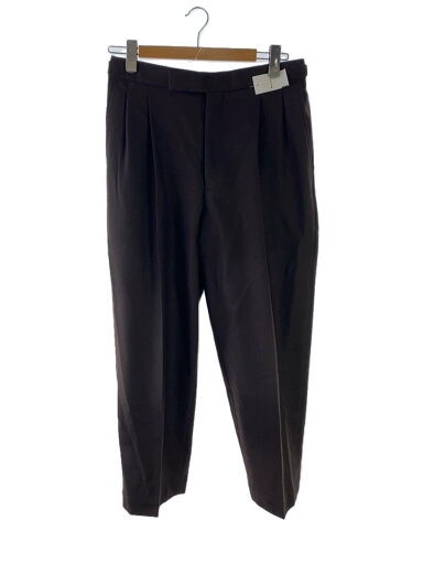 【中古】marka◆OFFICER PANTS 2TUCK WIDE/ボトム/2/ウール/BRW/無地/M23C-07PT01C【メンズウェア】 【中古】marka◆OFFICER PANTS 2TUCK WIDE/ボトム/2/ウール/BRW/無地/M23C-07PT01C【メンズウェア】