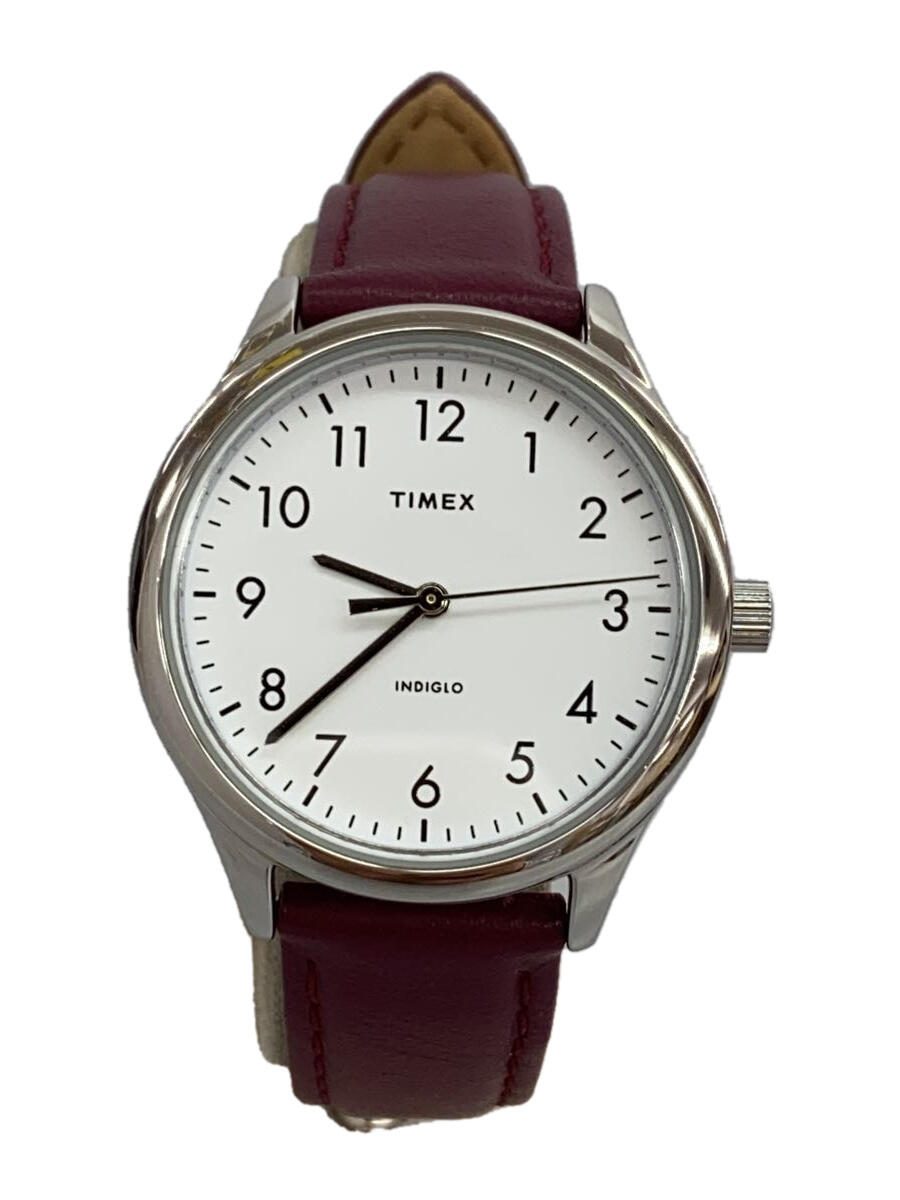 【中古】TIMEX◆クォーツ腕時計/アナ