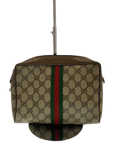 【中古】GUCCI◆セカンドバッグ/--/BRW/総柄/89 01 012【バッグ】 【中古】GUCCI◆セカンドバッグ/--/BRW/総柄/89 01 012【バッグ】