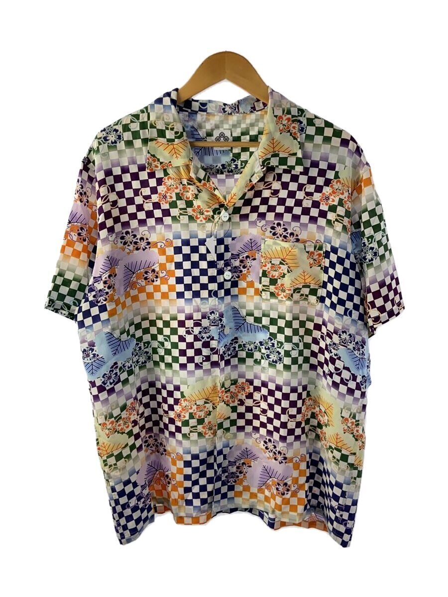 【中古】CHISO KYOTO/アロハシャツ/L/シルク/マルチカラー【メンズウェア】