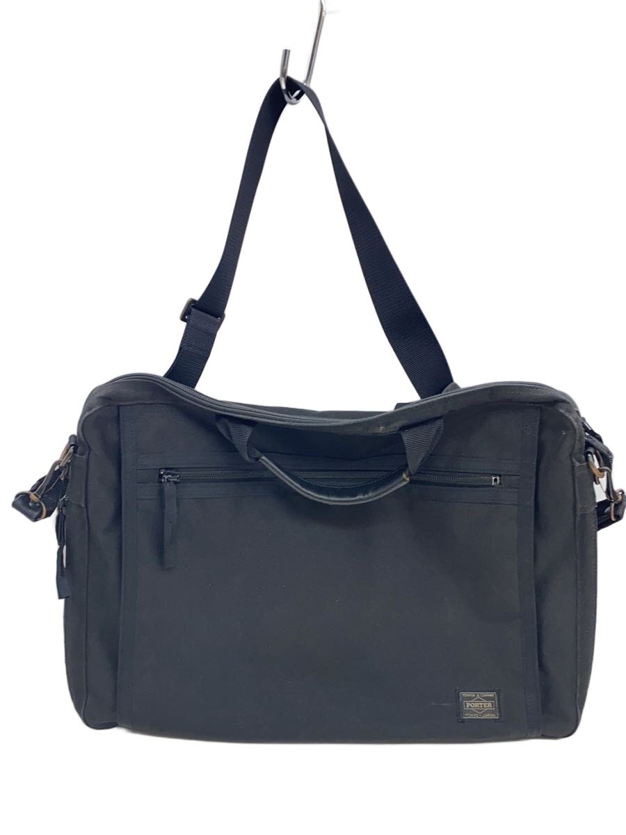 【中古】PORTER◆ブリーフケース/--/BLK/無地【バッグ】