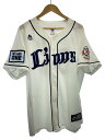 【中古】Majestic◆埼玉西武ライオンズ/ユニフォーム/秋山/#55/XL/WHT【スポーツ】