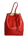 【中古】FURLA◆トートバッグ/--/RED/無地【バッグ】(4)