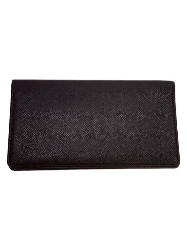 【中古】LOUIS VUITTON◆2つ折り財布/レザー/BRW/無地/メンズ【服飾雑貨他】 【中古】LOUIS VUITTON◆2つ折り財布/レザー/BRW/無地/メンズ【服飾雑貨他】