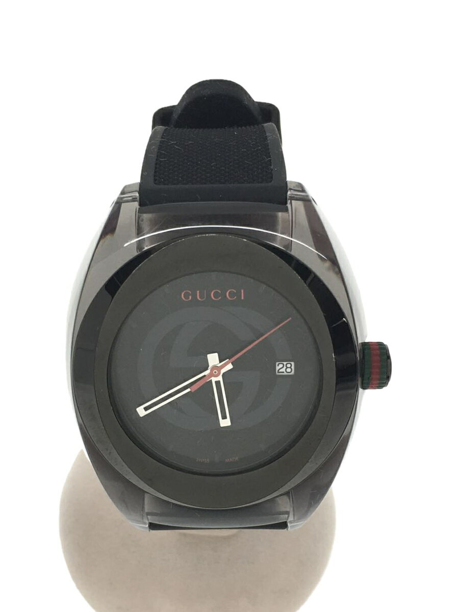 【中古】GUCCI◆SYNC/シンクォーツ/箱