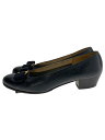 【中古】Salvatore Ferragamo◆パンプス/US6.5/BLK/レザー/26457 338【シューズ】(4)