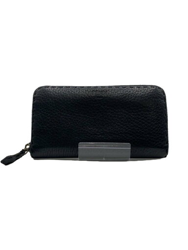 【中古】FENDI◆長財布/レザー/BLK/無地/メンズ【服飾雑貨他】 【中古】FENDI◆長財布/レザー/BLK/無地/メンズ【服飾雑貨他】