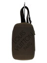 【中古】LOUIS VUITTON◆マージュ_ダミエ・ジェアン_BRW/ナイロン/BRW【バッグ】