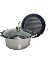 【中古】Meyer◆オールインワン無加水鍋セット/容量:3L/サイズ:24cm/WHT【キッチン用品】