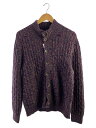 【中古】Settefili Cashmere/カーディガン(薄手)/S/カシミア/マルチカラー/総柄/sf-09-2【メンズウェア】