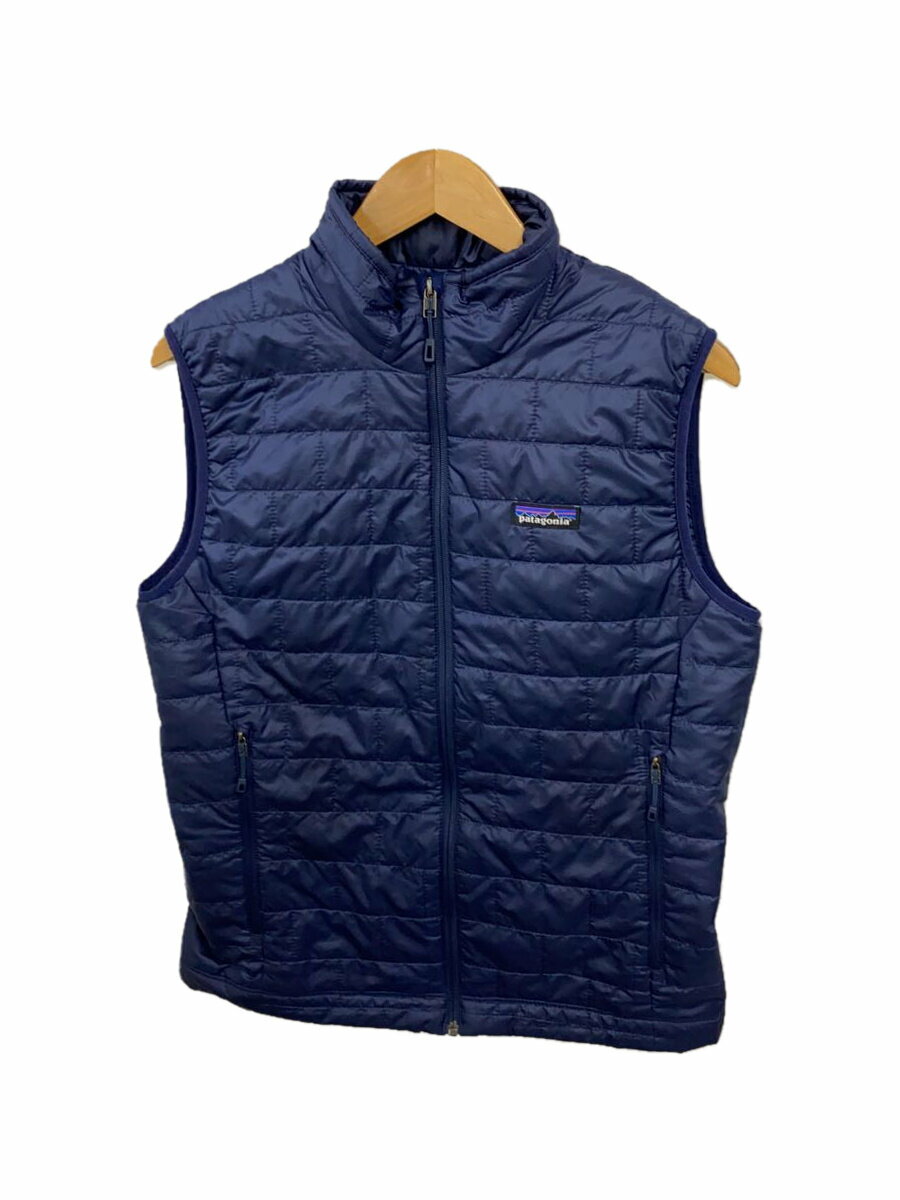 【中古】patagonia◆ベスト/S/ポリエステル/NVY/84242【メンズウェア】