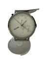 【中古】NIXON◆腕時計/アナログ/ステンレス/WHT/SLV【服飾雑貨他】
