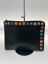 【中古】FENDI◆FENDI フェンディ マルチスタッズ クラッチバッグ/レザー/BLK/8M0370-9DF【バッグ】