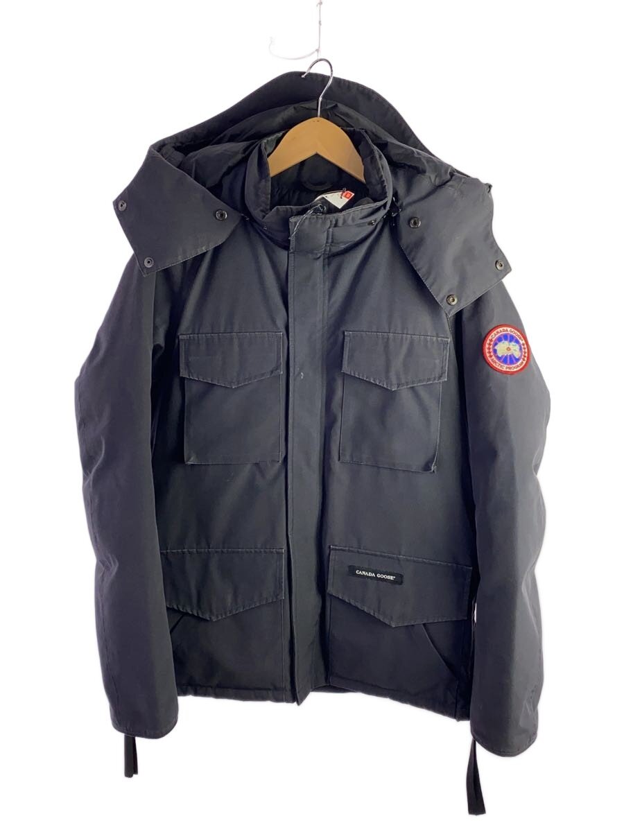 CANADA GOOSE◆KAMLOOPS/ダウンジャケット/S/ポリエステル/NVY/4078JM