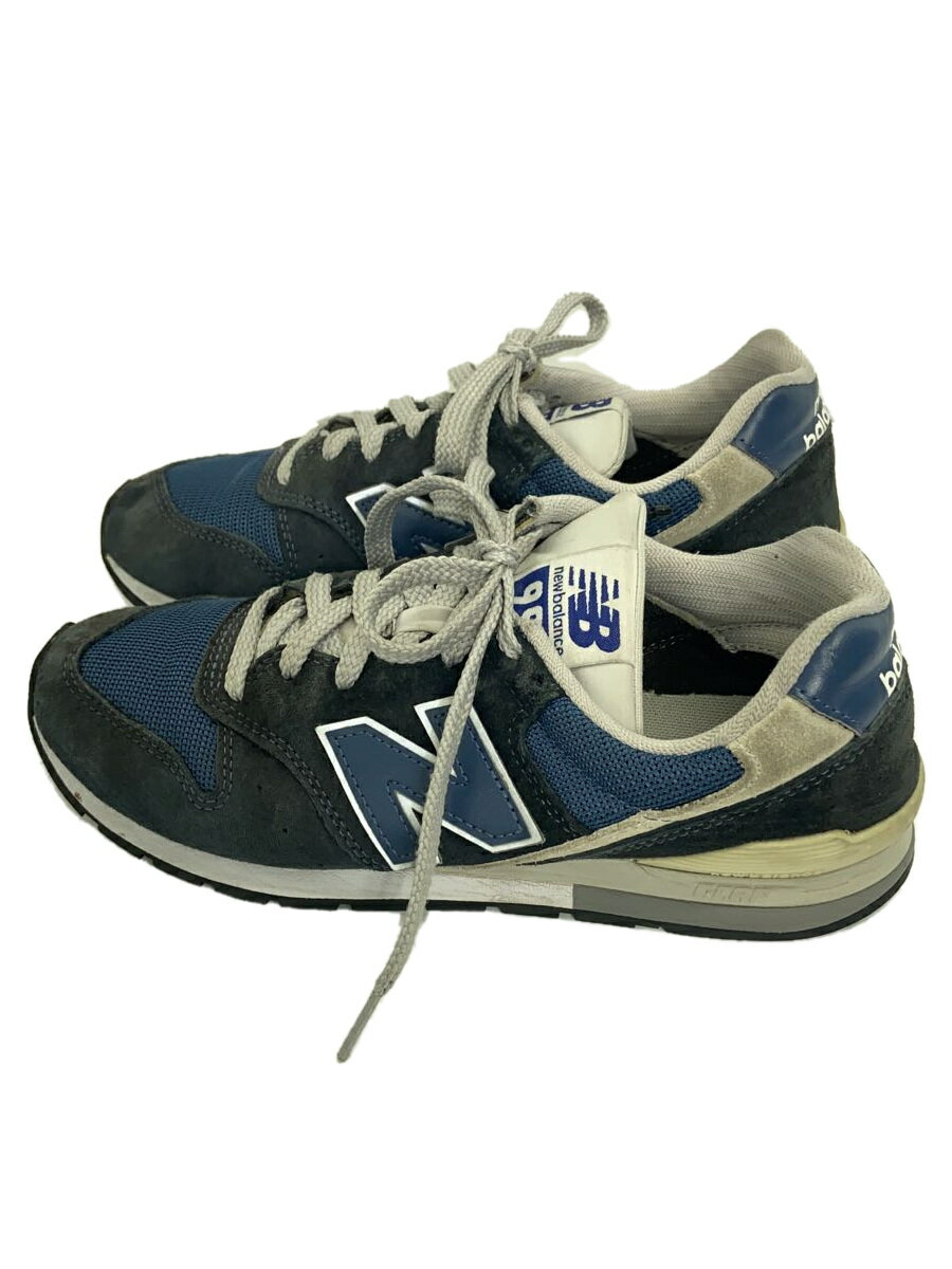 【中古】NEW BALANCE◆CM996/ネイビー/24cm/NVY【シューズ】