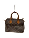 【中古】LOUIS VUITTON◆1)スピーディ25_モノグラム・キャンバス_BRW/PVC/BRW【バッグ】
