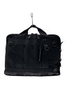 【中古】PORTER◆ブリーフケース/ナイロン/BLK/無地/HEAT/3WAY BRIEFCASE/ショルダー欠品【バッグ】