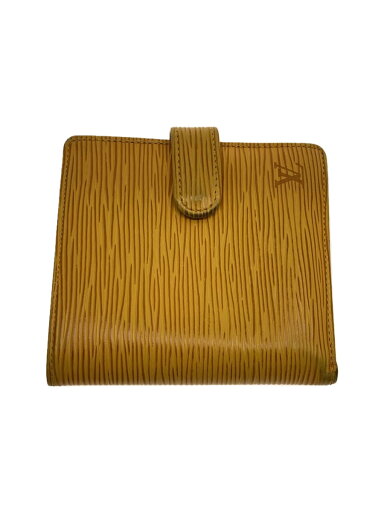 【中古】LOUIS VUITTON◆ポルト・ビエ・コンパクト_エピ_ORN/レザー/ORN/レディース【服飾雑貨他】 【中古】LOUIS VUITTON◆ポルト・ビエ・コンパクト_エピ_ORN/レザー/ORN/レディース【服飾雑貨他】