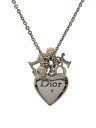 【中古】Christian Dior◆ネックレス/--/SLV/トップ有/レディース【服飾雑貨他】