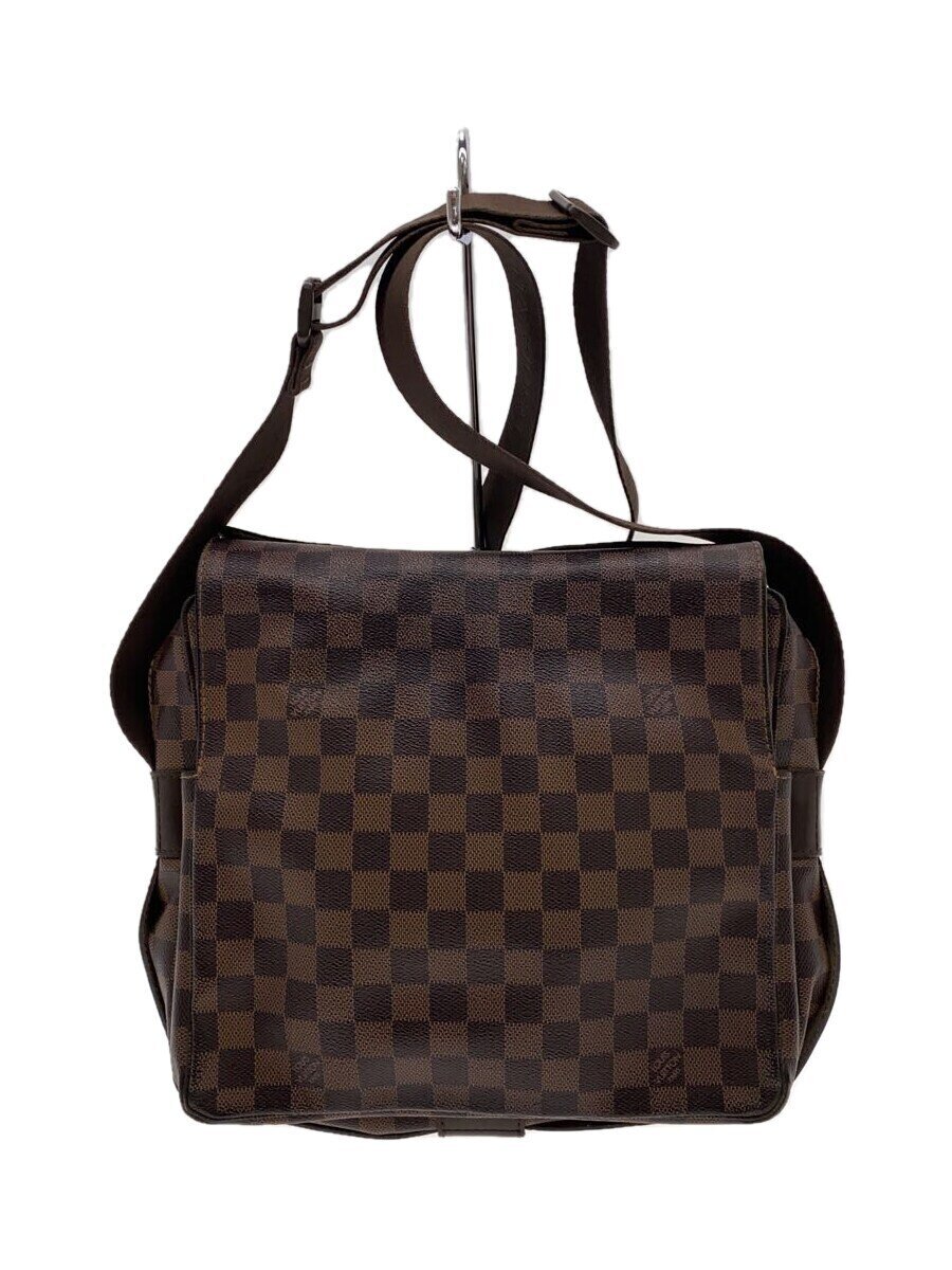 LOUIS VUITTON - 【中古】LOUIS VUITTON◆ナヴィグリオ_ダミエ・エベヌ_BRW/PVC/BRW/総柄【バッグ】